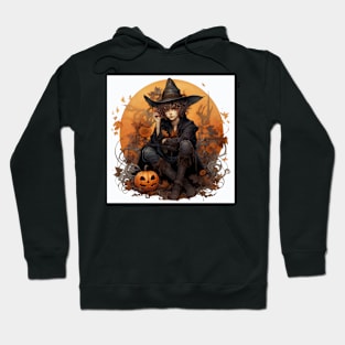 Halloween witch boy Hoodie